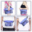 ivoler Waterproof Pouch Bag + Phone Case, Blue 6