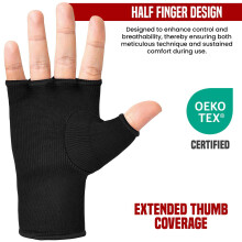 RDX Boxing Hand Wraps Inner Gloves for Punching - Half Finger Elasticated Bandag