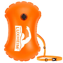 LUXHEIM Swim Buoy Tow Floats for Open Water Swimming Highly Visible Swim Float W