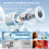 portable Handheld Fan with Mist Spray,1-100 Speed Toggle Button & LED Digital di 3