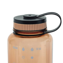 Smash 1 Litre Screw Cap Wide Mouth Water Bottle with Water Markings, Toffee