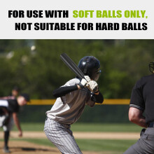 Hikeen 17 inch Robust Steel Baseball Bat for Adult Kids With Non-Slip Handle and