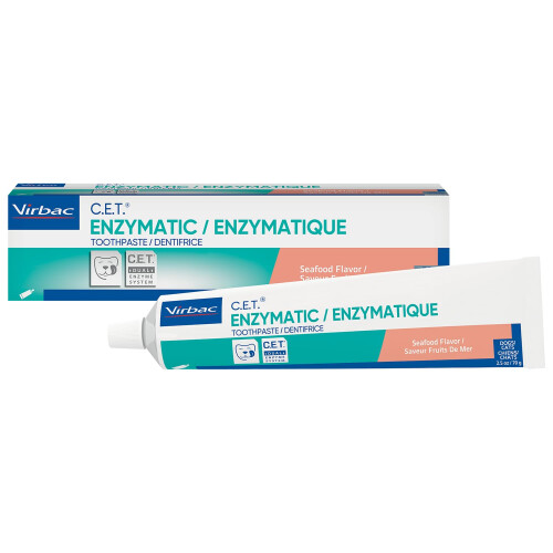 Virbac Virbac Toothpaste for Dogs and Cats, Seafood Flavor