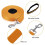 Vivifying Dog Training Lead - 32ft/10m Nylon Training Leash for Pet Tracking & Obedience (Orange) 2