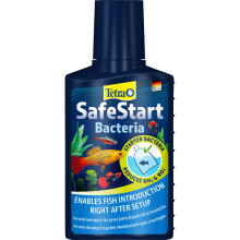 Tetra SafeStart Aquarium Starter - with live nitrifying bacteria, allows the rapid introduction of fish in an aquarium, 100 ml bottle.