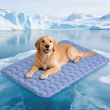 APPKER Cooling Mat for Large Dogs, 70 x 100cm Thick & Durable Dog Cooling Mat, Q-MAX>0.45, Double-sided Cooling Pet Pad, Washable Portable Dog Coolin