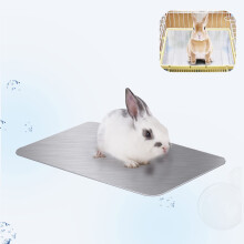 Rabbit Cooling Pad, 11.8x7.9 IN Hamster Cooling Mat Pet Cool Plate for Rabbit Bunny Hamster Guinea Pig & Other Small Pets Stay Cool This Summer