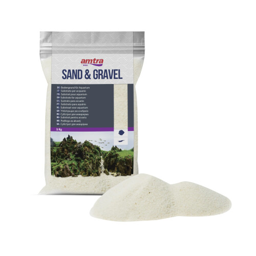 Amtra Fine White Sand Aquatic Accessories,3 mm