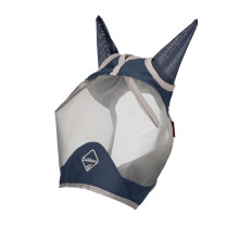 LeMieux Horse Armour Shield Pro Half Masks in Navy - Breathable Bamboo Lining -