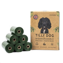 Dog Poo Bags 270 Pack Extra Thick & Leakproof | Large Unscented Dog Waste Bags 23 x 33cm | Strong Poop Bags for Dogs | Easy Tear Refill Roll