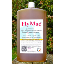 FlyMac, Plant Based Fly Spray Concentrate 300ml makes 3.3 ltrs Horse Fly Spray