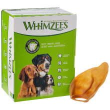 Whimzees Natural Dental Dog Treats Veggie Ear, 1 x 18