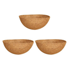 Doublure de Panier Suspendu de 16 Pouces, Doublure de Jardinière Ronde pour Panier Suspendu, Doublures en Fibre de pour Paniers Suspendus de