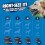 Chuckit! Chuckit! Ultra Squeaker Rubber Dog Ball, Medium, 6.5 cm (3-Pack) 5