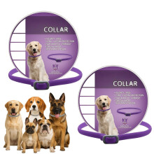2-Pack Adjustable Waterproof Dog Col/lar, Fle/a and Ti/ck Treatment Col/lar for Dogs with 16-Month Protection, Anti-Bark Dog Calming Col/lar