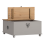Mercers Furniture Corona Grey 5 Drawer Storage Chest Coffee Table 5