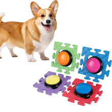 MEMOEVER Dog Buttons Talk Training, Recordable Training Buttons for Communication Pet Training, Train Your Dog to Press Buttons, Funny Present for Do