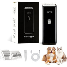 Professional Cat Grooming Clippers for Matted Hair, Low Noise Cat Dog Grooming Kit Rechargeable Pet Clippers Trimmer for Dogs,Puppy,Cats,Rabbit, Blac