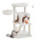 FEANDREA Feandrea Cat Tree Tower, Widened Perch for Large Cats, Cream White PCT051T01V1 1