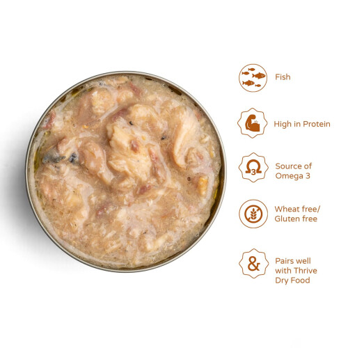 thrive Cat 100% COMPLETE - SARDINE AND MACKEREL (pack of 12) 1