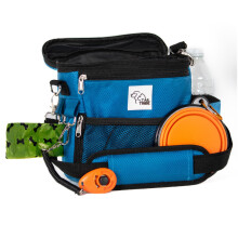 TAIL TRIBE Dog Walking Bag. UK Brand dog treat pouch includes removable liner, d