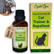 Natural Cat Trainer & Repellent Spray. Makes 18 Litres. Smell Stops Scratching, Peeing, Pooing, Entry, Fouling & Digging. Tried & Trusted. C