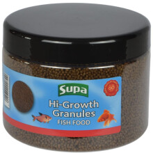 Supa Hi-Growth Granules Fish Food 350 Gram 1.5 mm for All Coldwater and Tropical Fish, Made from Premium Quality Ingredients Which Offer a Nutritiona