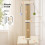 ZOMISIA 88cm Tall Cat Scratching Post for Indoor Cats 4