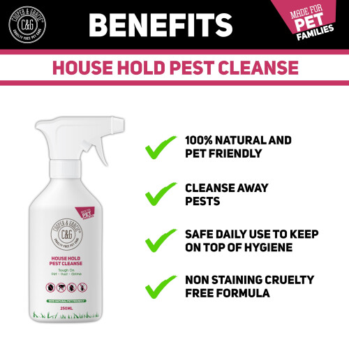 House Hold Pest Cleanse| Eliminates Flea Bedbug Mite | Natural & Safe For Enviro 1