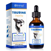 Taurine Drops for Dogs, Liquid Taurine Supplement for Dog, Supports Normal Heart Health, Muscle Function & Daily Vitality, Easy to Use Dropper, Compl