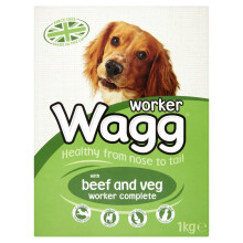 Wagg Worker with Beef & Veg Worker Complete, 1kg