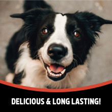 Rosewood Large Steak Sticks for Dogs - Made with Beef and Pollock, Grain Free Chews, High Protein Dog Treats, By Pets Unlimited (240g)