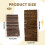 2PCS Reptile Hideout Climbing Bridge Tortoise Accessories 2