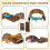 2PCS Reptile Hideout Climbing Bridge Tortoise Accessories 4