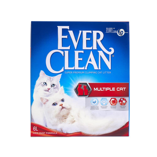 Ever Clean Ever Clean Multiple Cat Litter, 6 Litre