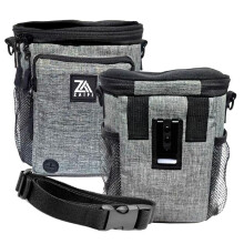 ZAIFI Dog Treat Pouch with Poop Bag Dispenser & Adjustable Belt, 3-Way Wearable