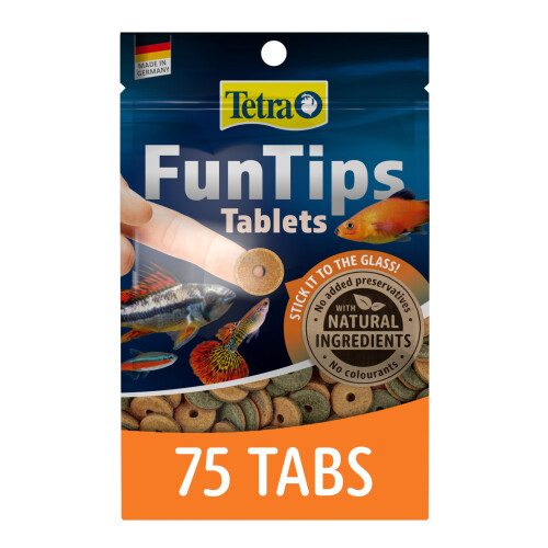 Tetra Tetra FunTips Fish Food 75 Tablets