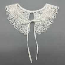 (White Tie)Decorative Fashion Cotton Lace Neck Decor For Adults Doll Collars Seasonal Style