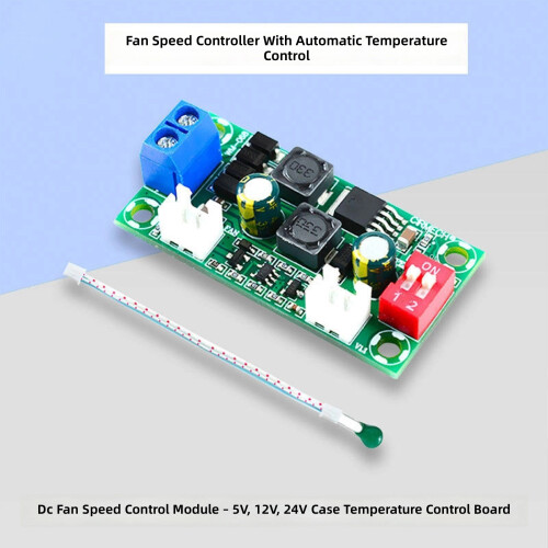 Multiple Voltages Fan Speed Control Module 5V 12V 24V-A 24V 2