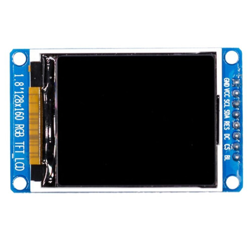 20pcs 1.8 Inch LCD Display Module Full Color 128x160 RGB SPI TFT LCD Display Module ST7735S 3.3V Replace OLED 1