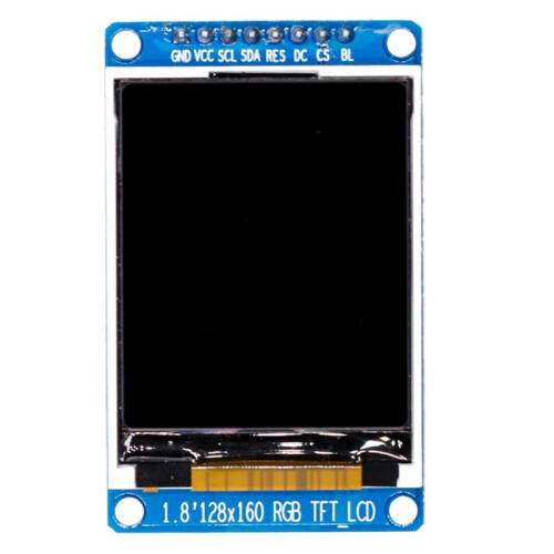 20pcs 1.8 Inch LCD Display Module Full Color 128x160 RGB SPI TFT LCD Display Module ST7735S 3.3V Replace OLED 2