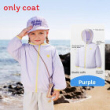 (Purple,120)Kids Sun Protective Outerwear With Breathable Nylon Material For Adventures Outdoor