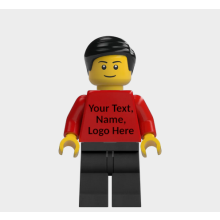 L001 Custom Personalised Lego Minifigures Text M2