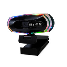Stilvolle LED-Licht-Webcam 1080P 60fps/4K30fps-30fps