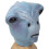 (Blauer Außerirdischer) Blaue Alien-Latexmaske 4
