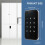 Electronic  Digital Electronic Door Lock Fingerprint Press Password Keyless Keypad 7