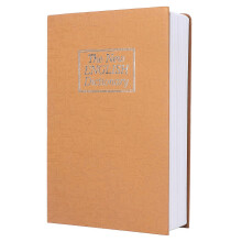 Book Safe Case Simulation Portable Safe Storage Box with Combination Lock for Bank Cards Jewelry Money