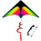 Polyester Triangular Kite With Rainbow Colors Glassfiber Frame For Gifts Kids 1
