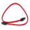5pcs 50CM  3.0 III SATA3 7Pin Data Cable 6Gb/S SSD Cables HDD Hard Disk Data Cord Premium Version(Red) 3
