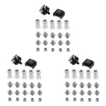 Kamera Schraube, 66 Stuecke 1/4Zoll und 3/8Zoll Konverter Gewindeschrauben Adapter Halterung Kamera Blitzschuh Halterung